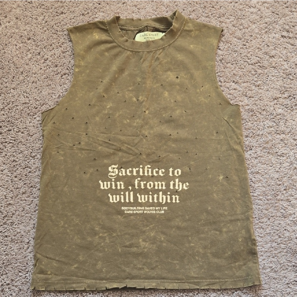 Darc Sport Olive Muscle Tee tank top